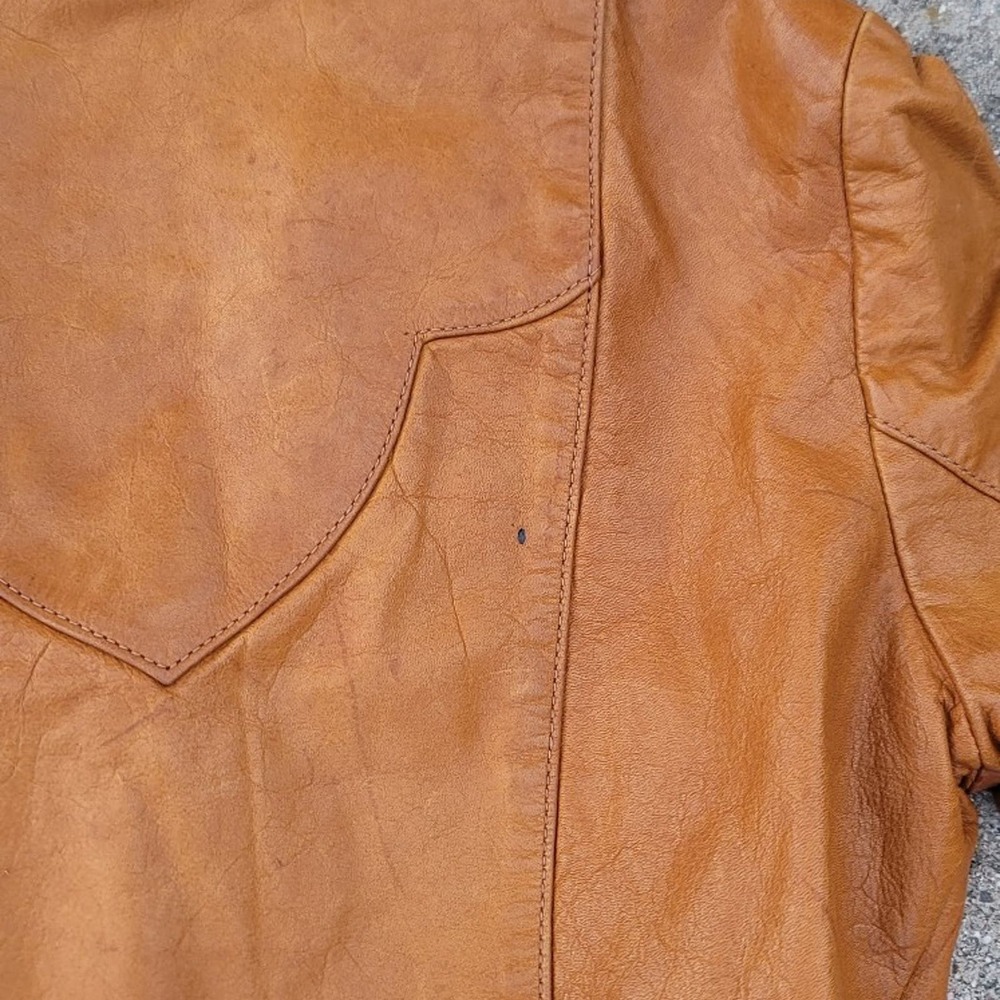 Vtg Soft Impressions Leather Jacket - Picture 6 of 10